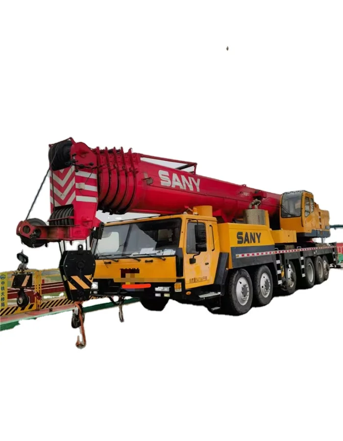All terrain crane sany 130t crane year 2012 used sany SAC1300t stc1000t7 stc1000t6 stc800t6 stc550e5 crane for sale