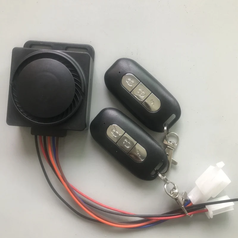 Ebike Alarm System 36V 48V 60V 72V with Two Switch for Electric Bicycle/scooter Motorcycle Tricycle E Bike/brushless Controller
