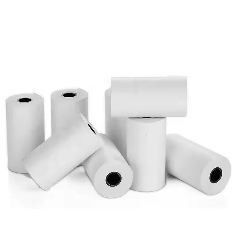 Guangzhou manufacturer 57*30 thermal roll paper cashier paper roll 57x30 for POS or ATM machine