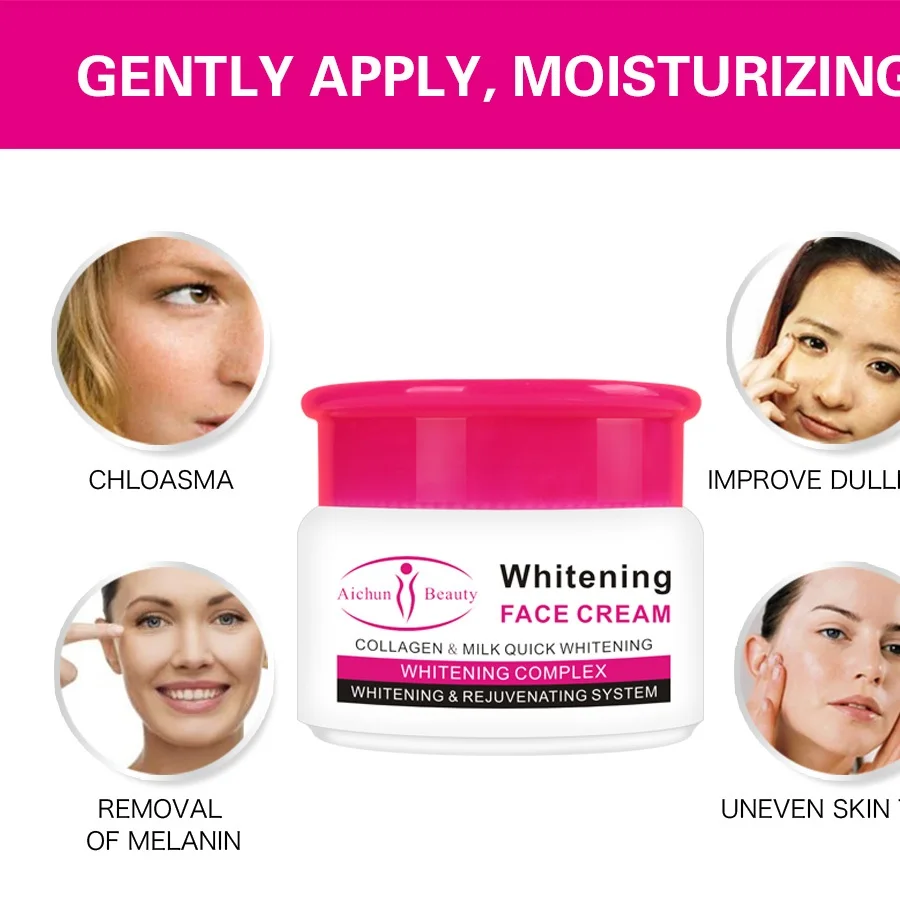 private label Beauty 3 Days Moisturizing Natural Bright Skin Care  Whitening Cream For Face
