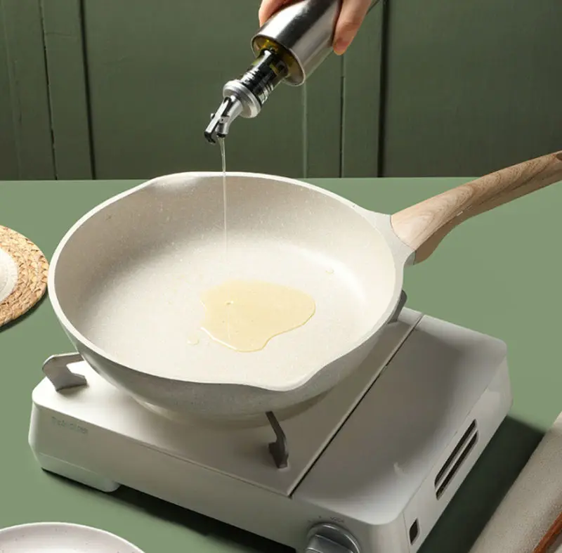 Customized 20cm /24cm /28cm Forged Aluminum Fry Pan No Stick Frying Pan For Cooking