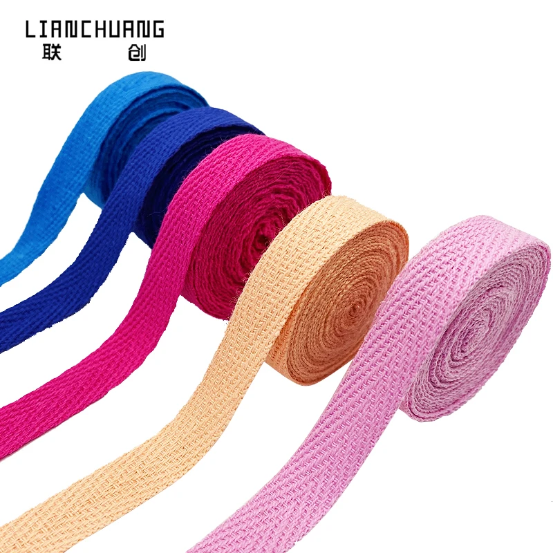 
 Лента из натуральной саржевой ленты в елочку для рукоделия, 110 ярдов, бежевая и белая  