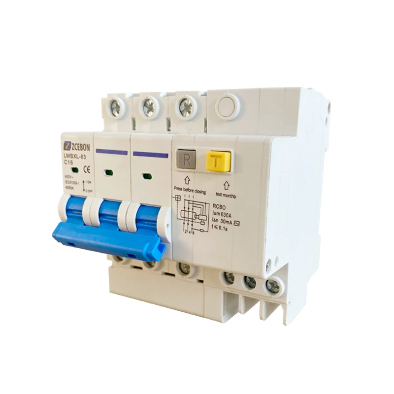  OEM factory mcb box dc RCBO автоматический выключатель 1p +