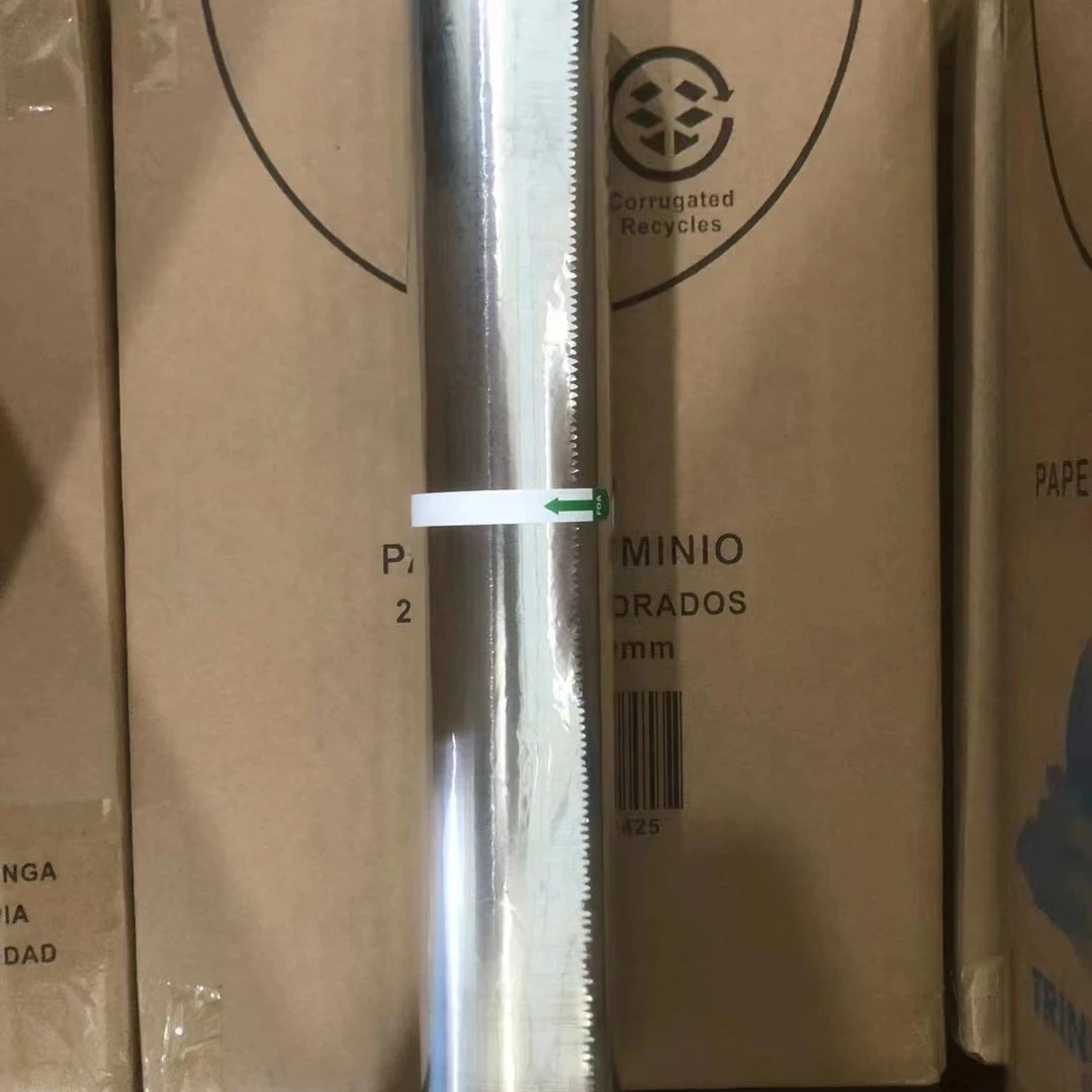 Custom logo large rolls 7 micron 11 micron aluminum foil alloy 1235 aluminum foil