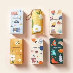 Custom logo automatic open windproof umbrella 3 folding black uv coating explosion-proof umbrella for adults