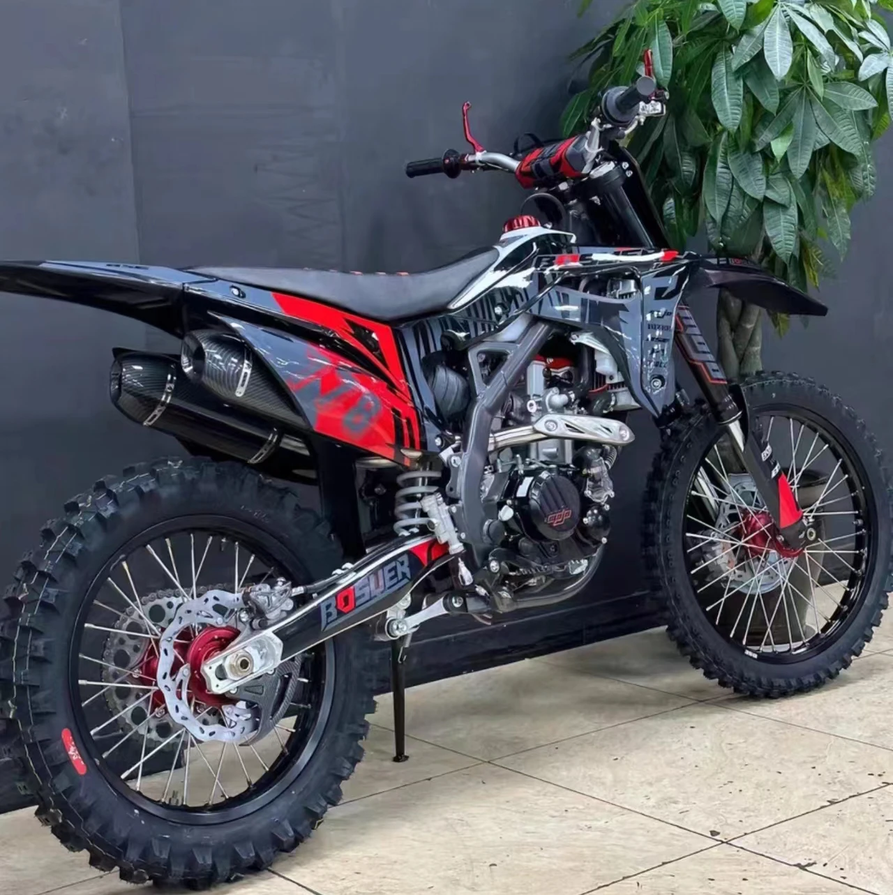 Hondas Style Dirtbike 300CC Off-Road Motorcycle Water-cooled Single Cylinder 4 Stroke Enduro Motocross Dirt Bike for Adult