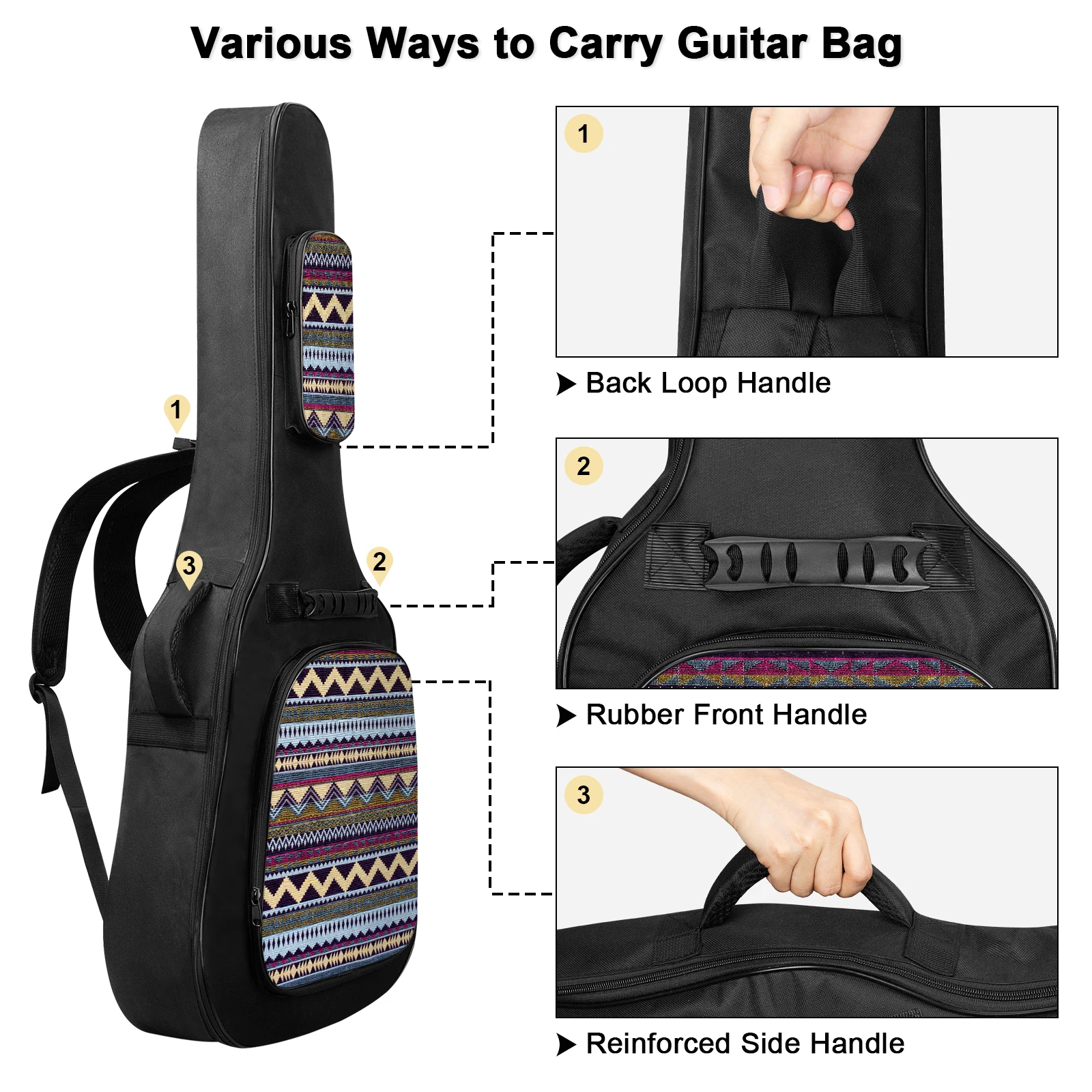 Wholesale Guitar / Bass Gig Bag Gibson Guitar Instrument Bag Case OEM