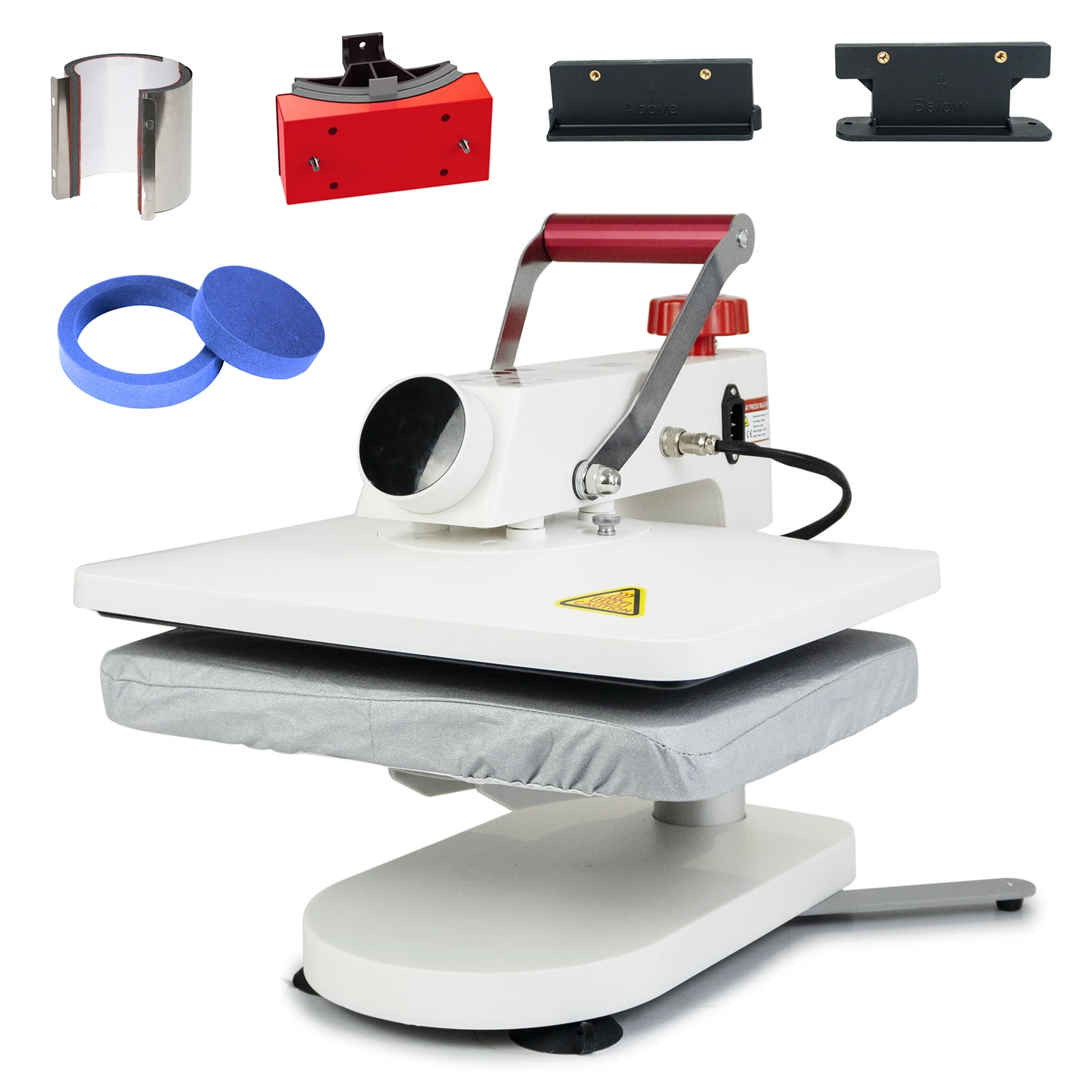 Freesub new arrivals sublimation tshirt heat press machine 5 in 1 heat press machines for t-shirt clothes Mug
