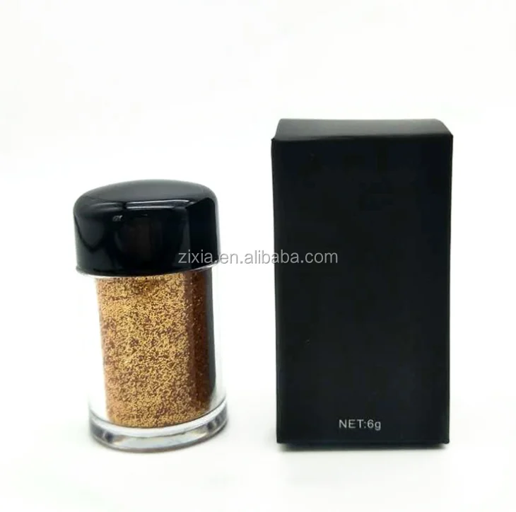 2019 Wholesale glitter dust makeup eyeshadow pigment loose powder golden rose cosmetic private label high pigment makeup