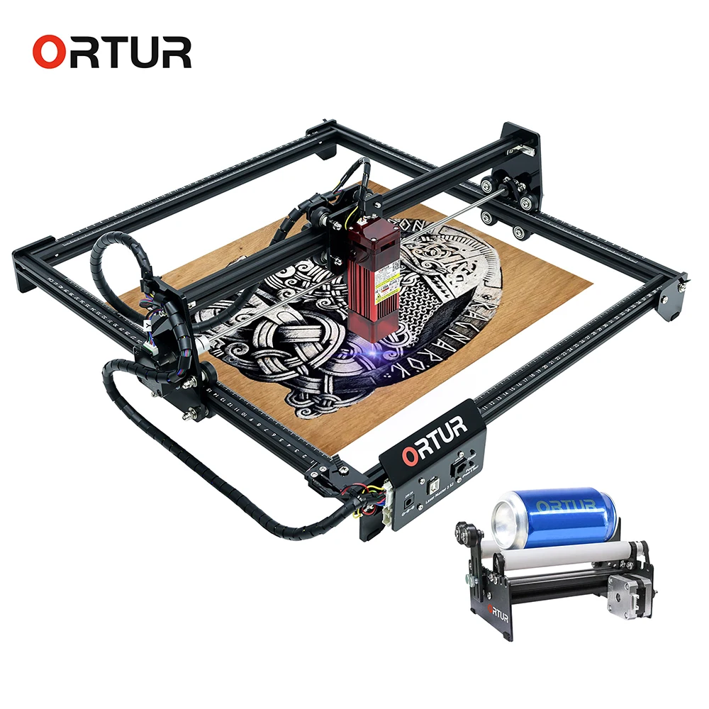 Ortur Cnc Router Grbl Diy Use Stainless Steel Laser Engraving Wood Cutting And Graving Dog Tag Engraver Machine