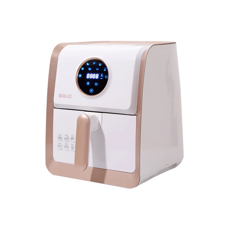 Dropshipping New trend 4.8L large capacity multifunction LDC display  square electric fried food machanic healthy  air fryer
