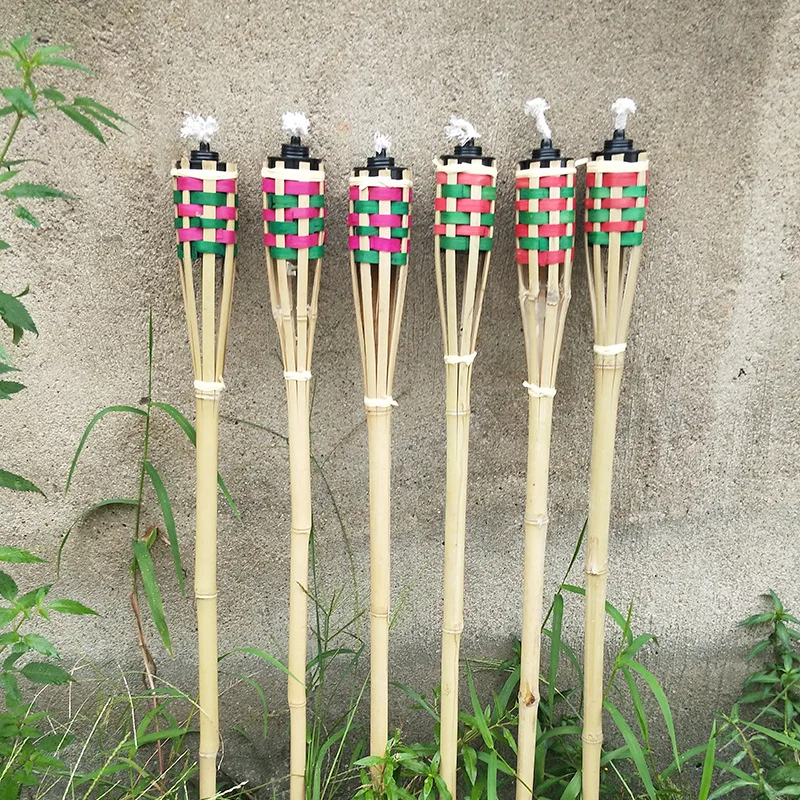 High quality eco-friendly bamboo oil jar fire flambeau torch for wedding,party,festival,birthday