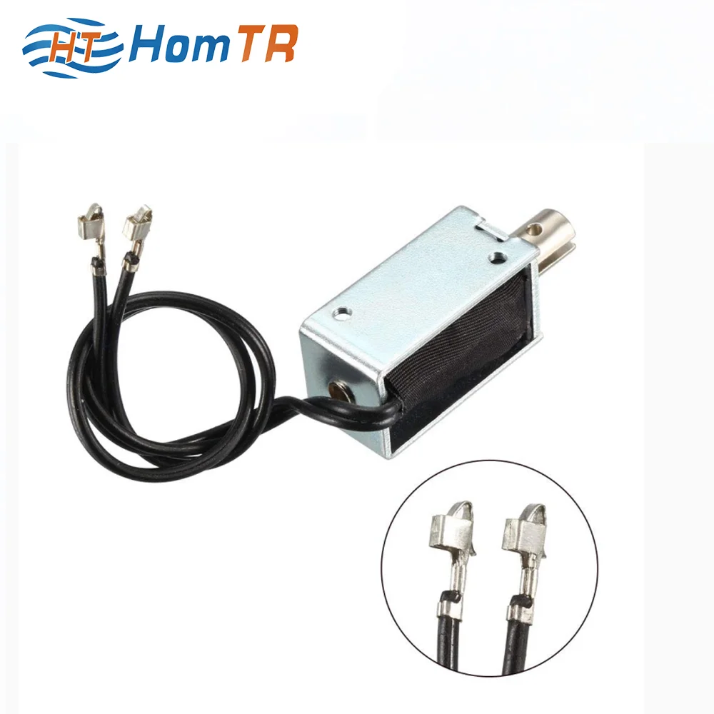 DC 24V/12V Push Pull Type Open Frame electric lock pick Electromagnetic Solenoid