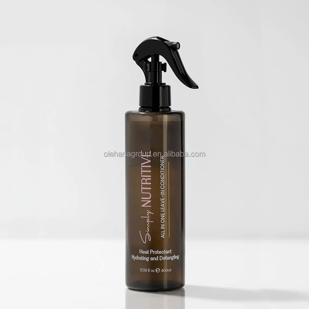 Custom Logo Organics Natural Moisturizer Curl Primer Detangling Prevent Frizz Silky Keratin Hair Leave In Conditioner Spray