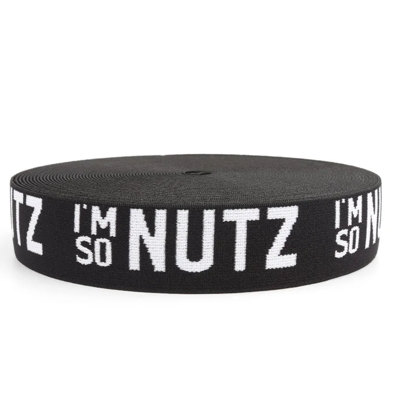 Soft Single or Double Sided Braided Custom Woven Jacquard Twill Woven Elastic Webbing Band/tape for underwear