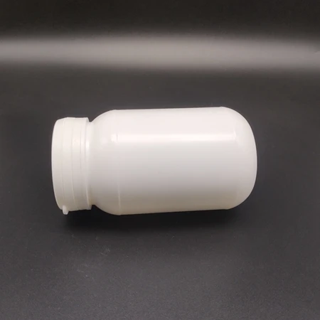ISO manufacture new product round white  225ml  HDPE PE tamper plastic  medicine pill  bottle with tear off cap