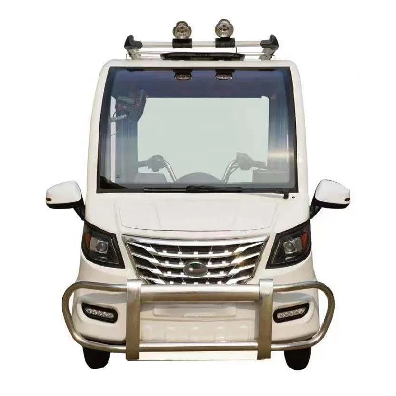 Factory Supply Mini 4-Wheel Electric Car with 2 Doors Cheap EV Lead Acid Battery Wholesale Price for disabled