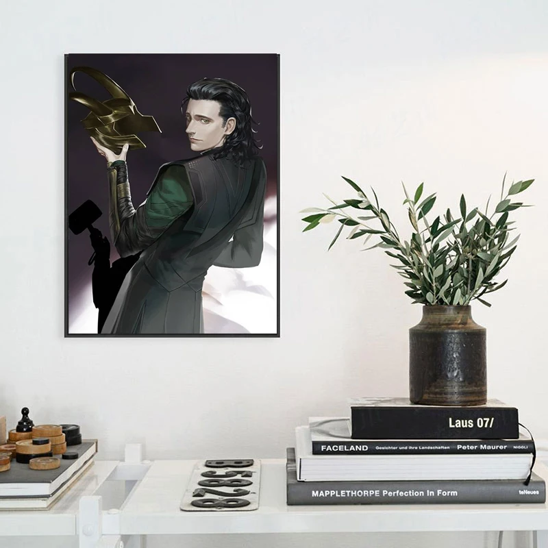 5D DIY Diamond Painting Embroidery Thor Loki Picture of Rhinestones Full Diamond Painting Kit Mosaic Home Decor Paintings Gift