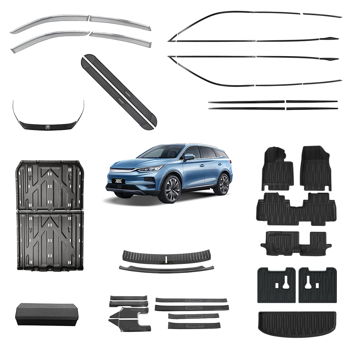 Byd Tang аксессуар для внешней защиты удобная чистка порога наклейки акриловые оконные козырьки