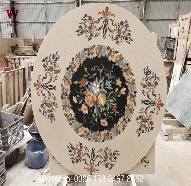 custom marble medallion flooring good quality waterjet marble flooring tile