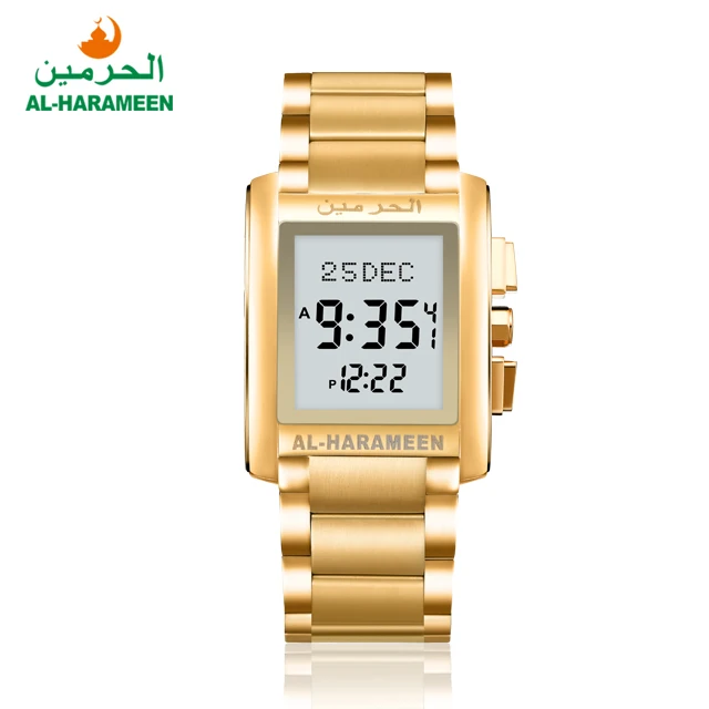 Al-Harameen HA-6208 мусульманские часы Qibla Azan для исламской молитвы