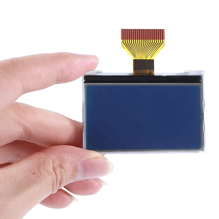 Monochrome  Lcms 128*64 Instrument Panel Used In Many Fields Industrial Car Lcd Display