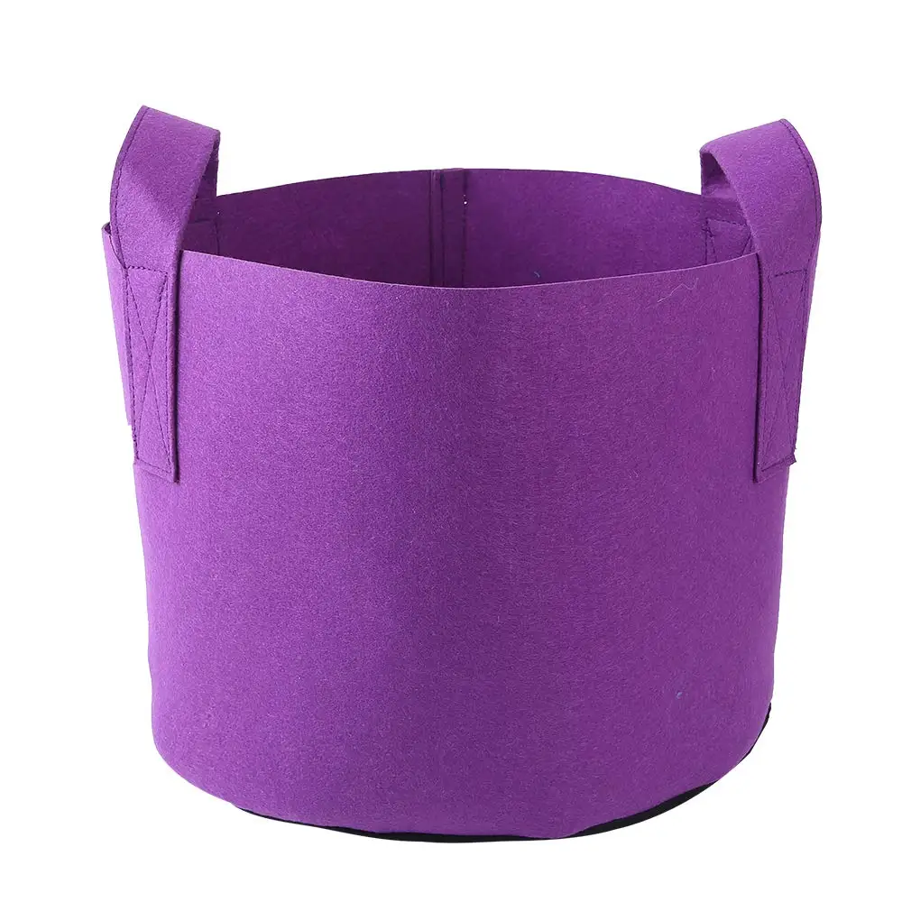 Wholesale 1 3 5 7 10 15 20 Gallon Blow Molding PP PE Planter Black Plastic Plant Nursery Pots