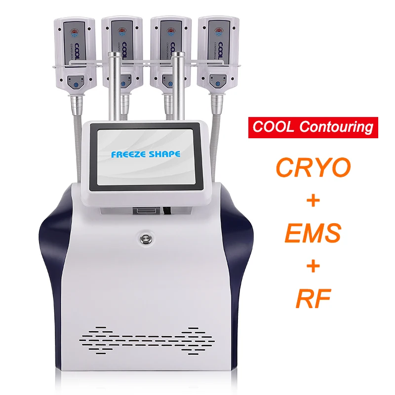 2023 products beauty equipment Cryo T shock sculpting machine cryoskin hot and cold treatment fat burning slimminmg EMS
