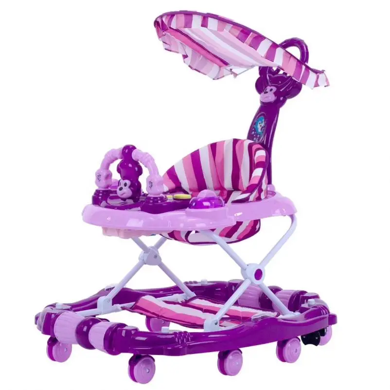 2020 new design 3 in 1 baby walker rocker / musical and flashing light inflatable baby baby walker for children