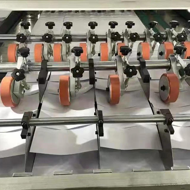 HQJ Full Automatic 4Roll Feeding A4 Copy Paper Sheet Cutting Machine