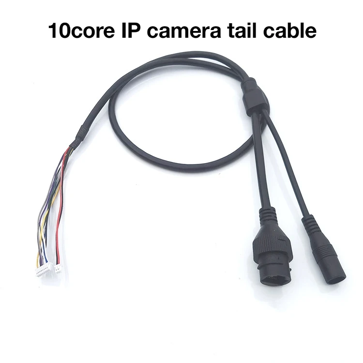 Poe IP66 сетевая камера PCB модуль в DC Разъем Разъемы водонепроницаемый кабель видео питания Withe RJ45 Женский CCTV