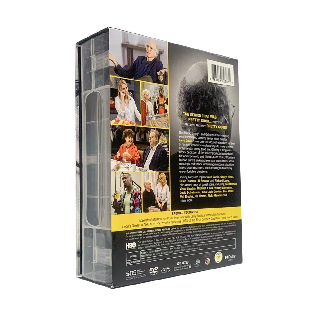 Curb Your Enthusiasm Season 1-12 the complete series box set 24discs new arrival/release/update dvd movies wholesale dvd factory