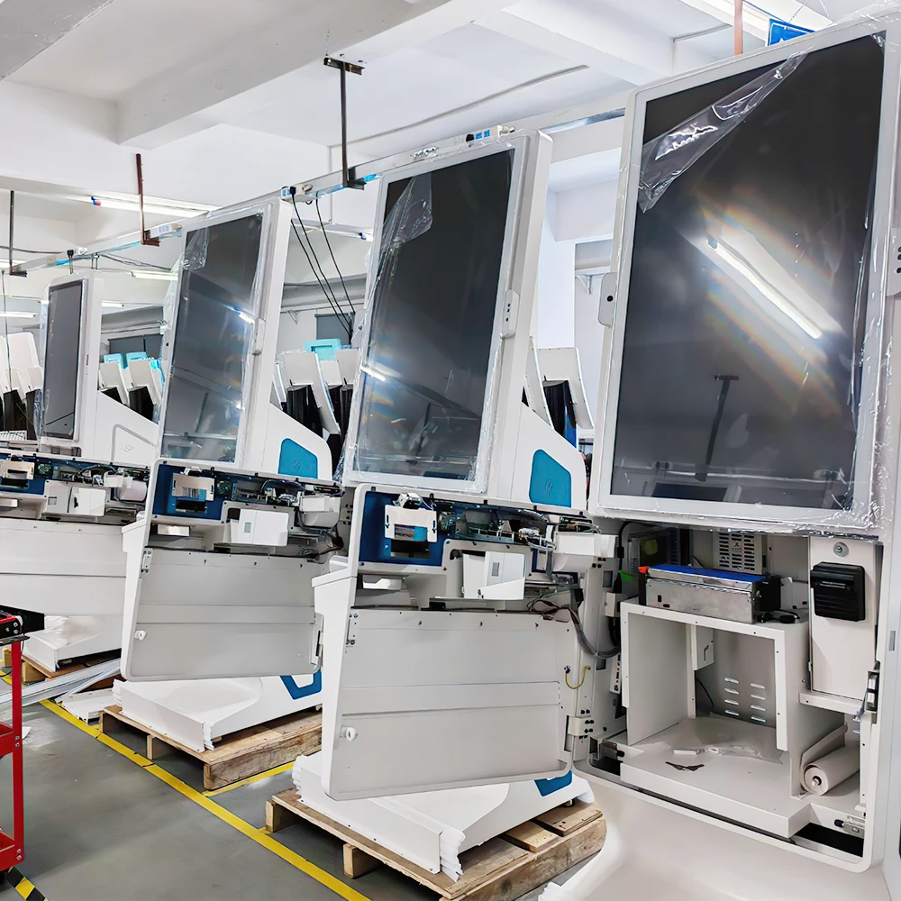 Factory custom Cash and Coin acceptor recycler machine one-stop payment solution kiosk with receipt printer for gaming