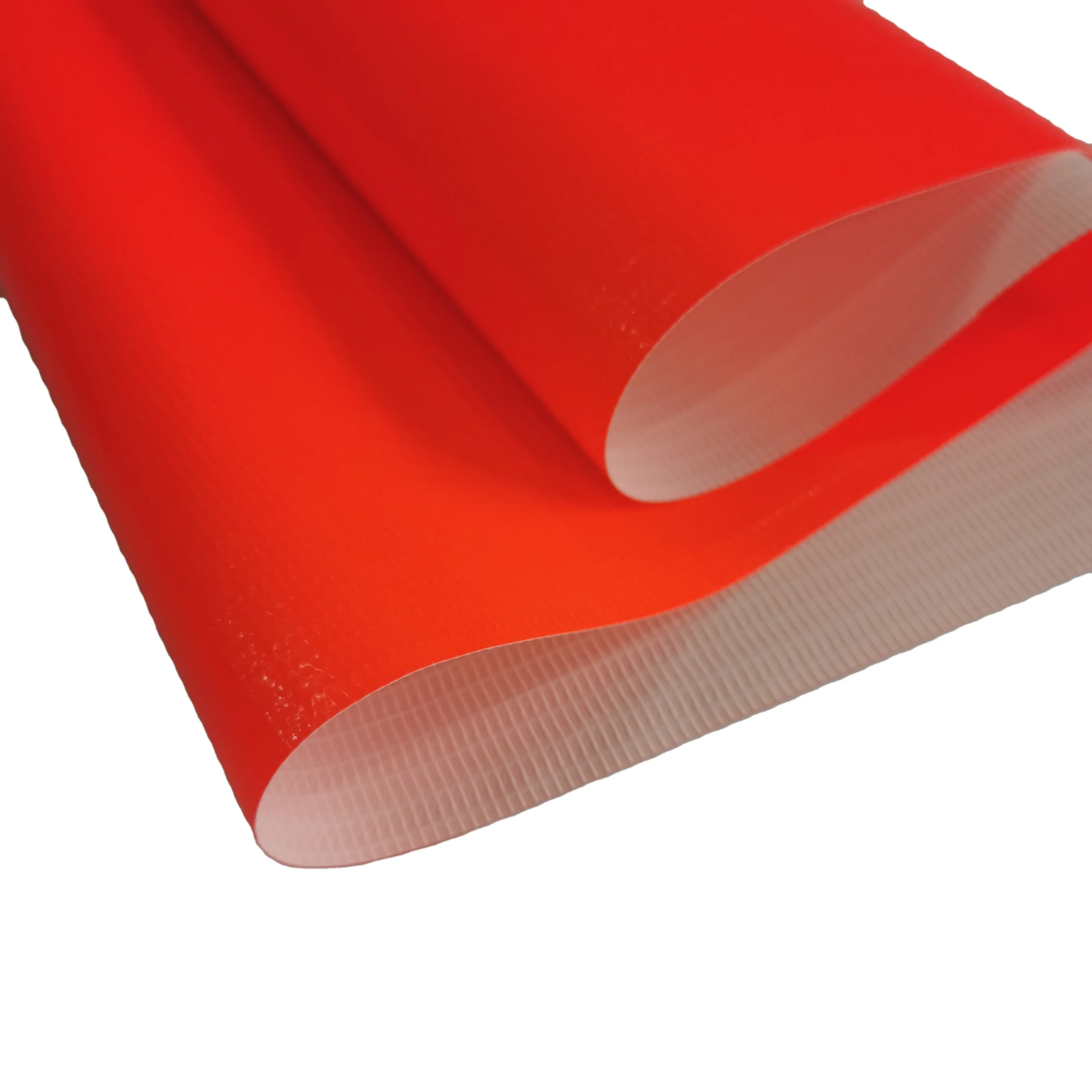 Fluorescence Waterproof Vinyl Fabric PVC Tarpaulin Fabric For Warning Board