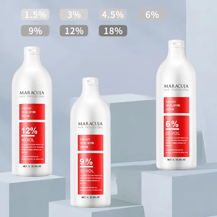 Wholesale price hair color developer oxidant hair peroxide  6% 9% 12% for hair coloring salon