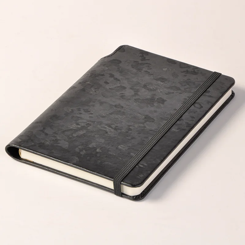 Notepad Set Office Supplies Notebook Printed Notebook Diary A5 Paper Plus Logo with Pen Inserting Business Soft-faced PU Leather