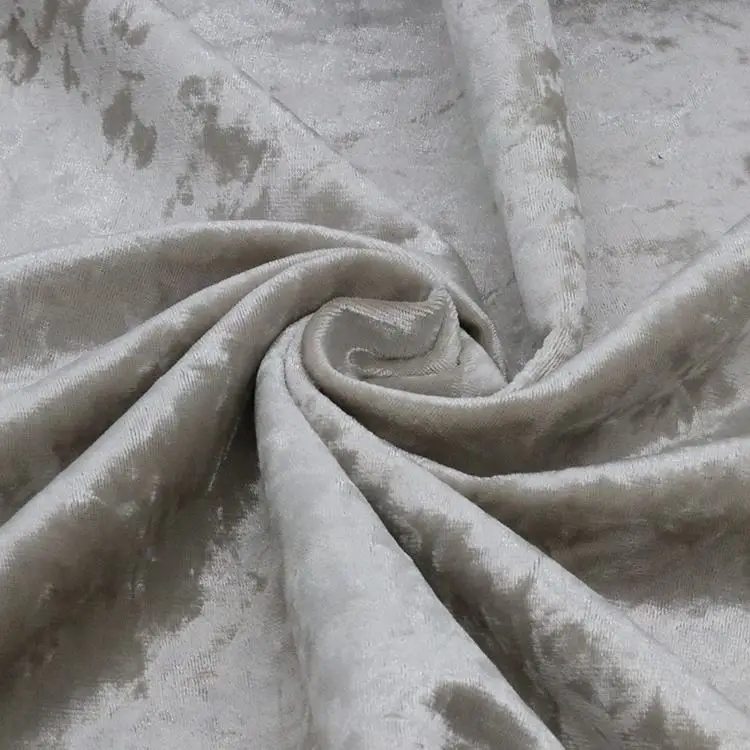Занавеска из 100% полиэстера Hometextile для дивана дробленого бархата ткань обивки блестящий ледяной дробленый бархат