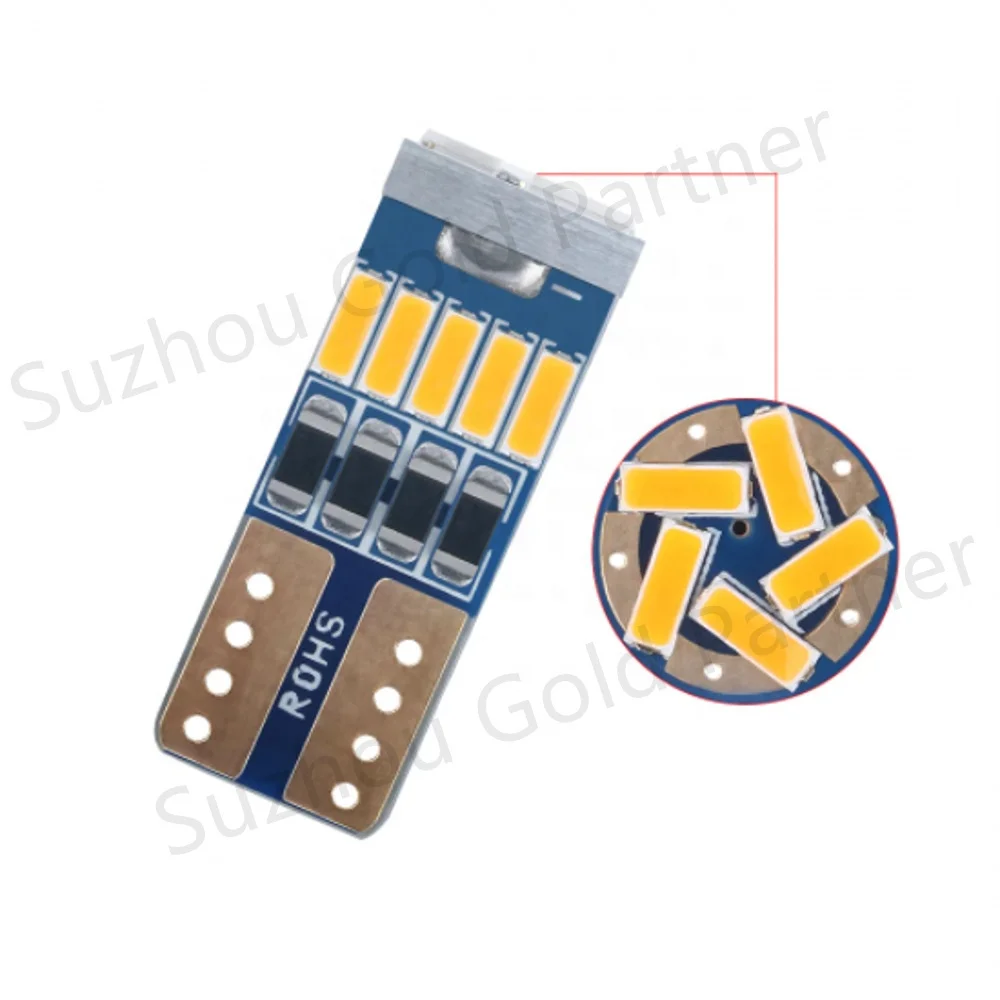 T10 Led W5W Led Bulbs 168 194 4014 30 Dome Reading License Plate Light Car Interior Lights Auto White led auto lamps