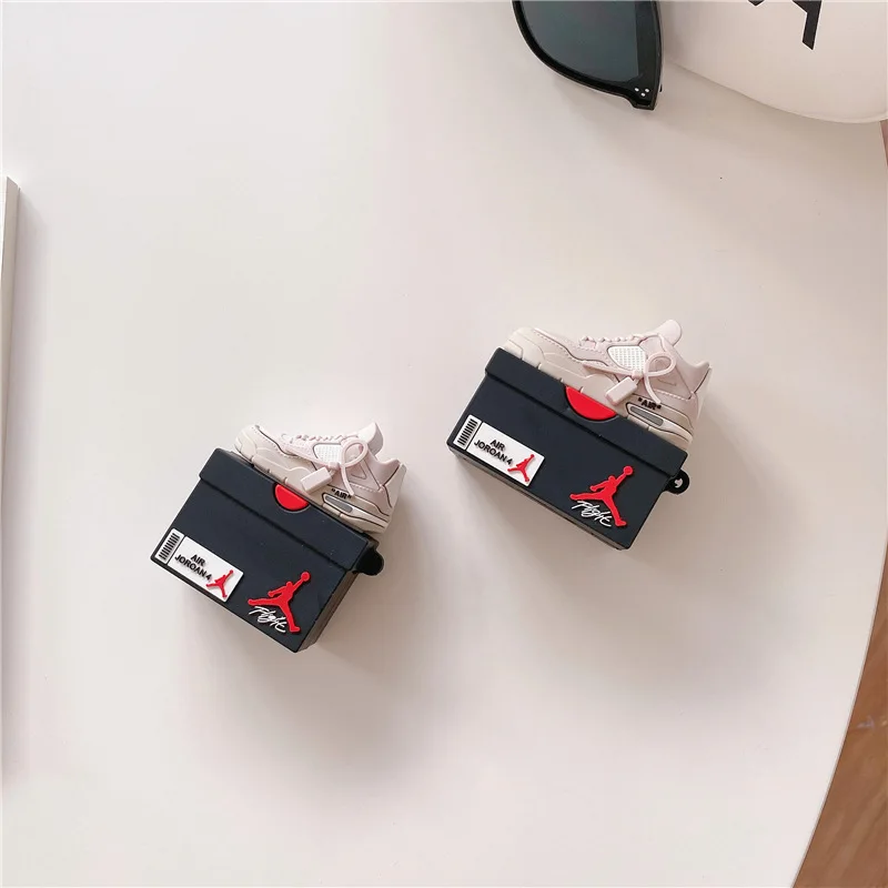 3D Creative Unique sneaker shoebox inspired Compatible Case Cover for Air-pods Gen 3 & Pro/Pro 2