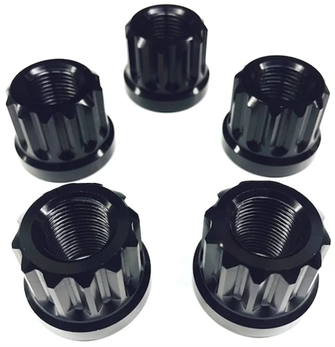 Cnc обработка на заказ OEM racing 1/2-20 заготовка короткого хвостовика наконечник гайки открытый