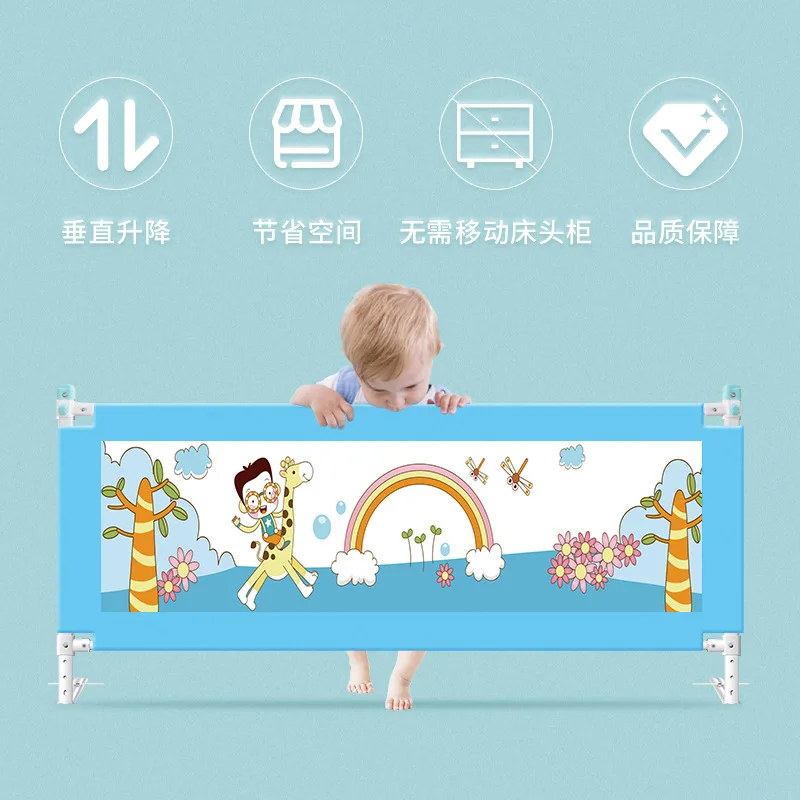 Adjustable Height Bybi Bed Rail For Toddlers, Portable Child Bed Rail Guard For Baby/