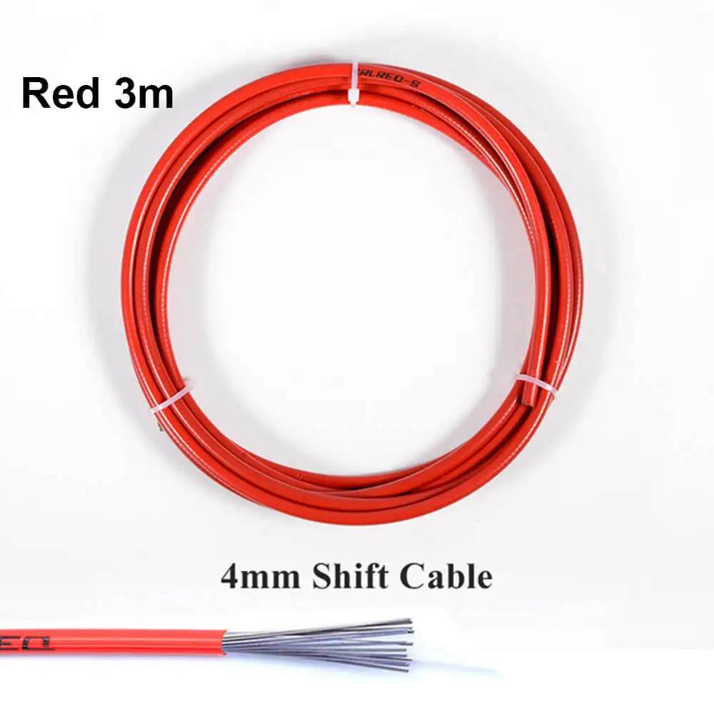 Wholesale Mountain Bike Brake Cable Road Folding Cycling Bicycle Shift Brake And Gear Cable 4mm/5mm Pipe Wire Bike Brake Cable