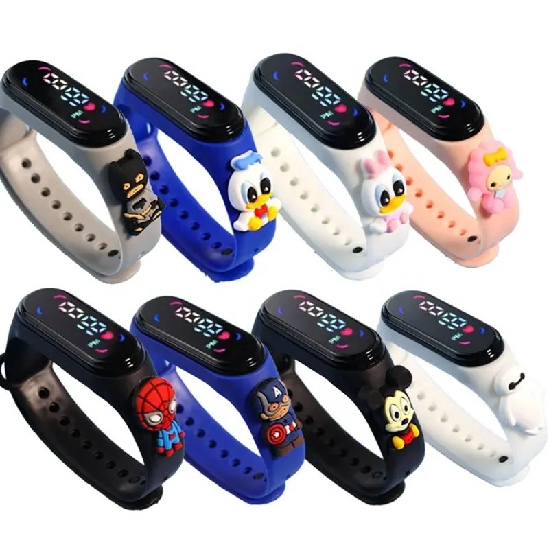 Kids children child cartoon fashion automatic sport reloj smart digital watches wrist bands smartwatch ultra for kid 2023