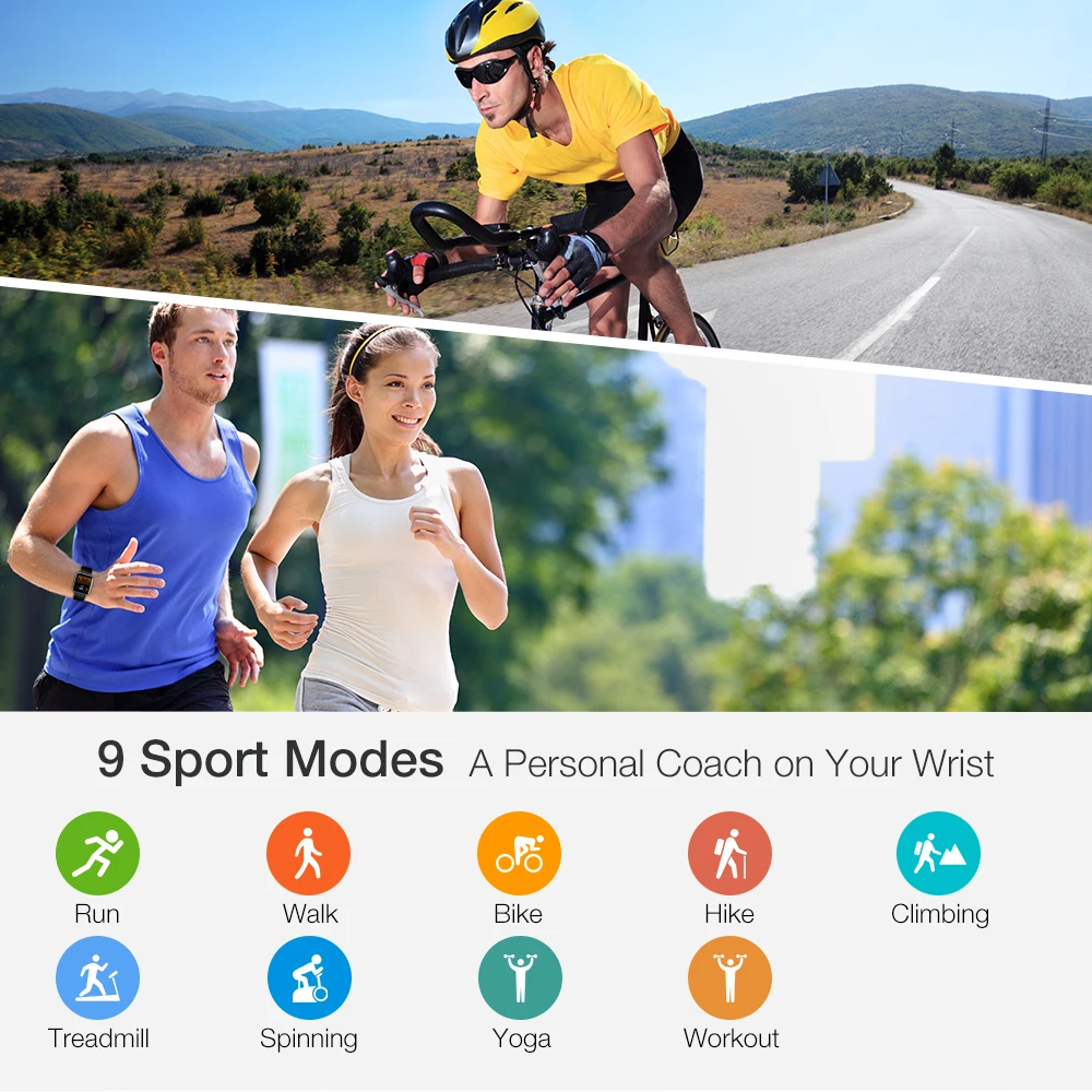 
UMIDIGI UFit Sport Smartwatch Health Fitness Tracker SpO2 Heart Rate Monitor Activity Tracker Women Smart Watch for Android iOS 