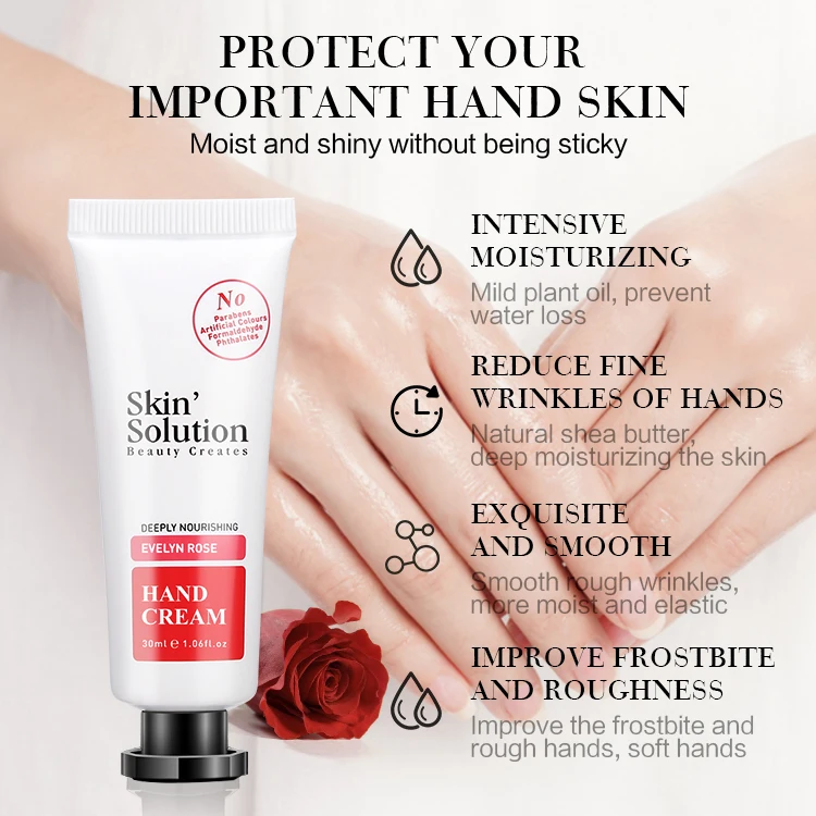
Luxury Private Label Vitamin E Natural Vegan 100%Organic Soften Moisturizing For Extra Dry Skin Care Hand Cream Tube Gift Sets 