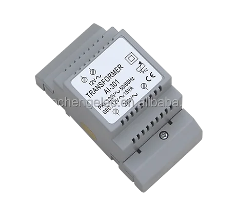 AC 12V 1A Transformer DIN RAIL C45 Power Supply for Audio Door Entry System and Electric Lock