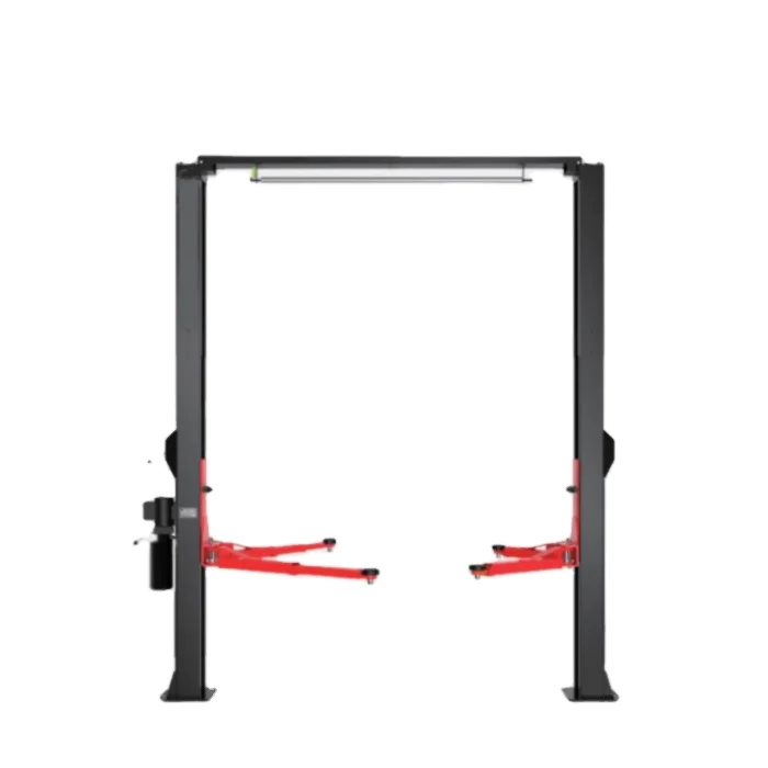Eco-way Work Shop Safety Hydraulic Two Post Car Lift 4000kg Capacity Floorplate 2 Post Car Lift