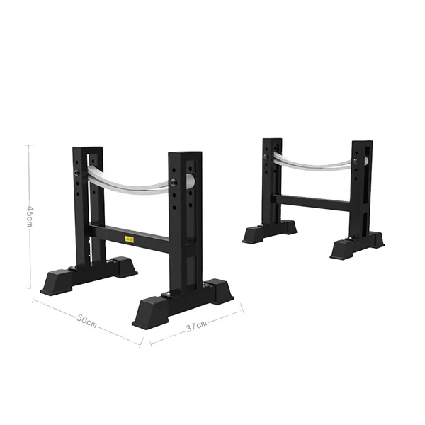 Deadlift Sling Racks for Home Gym, Deadlift Platform for Home Gym Weightlifting Plates Rack Deadlift Barbell Elevation Stand