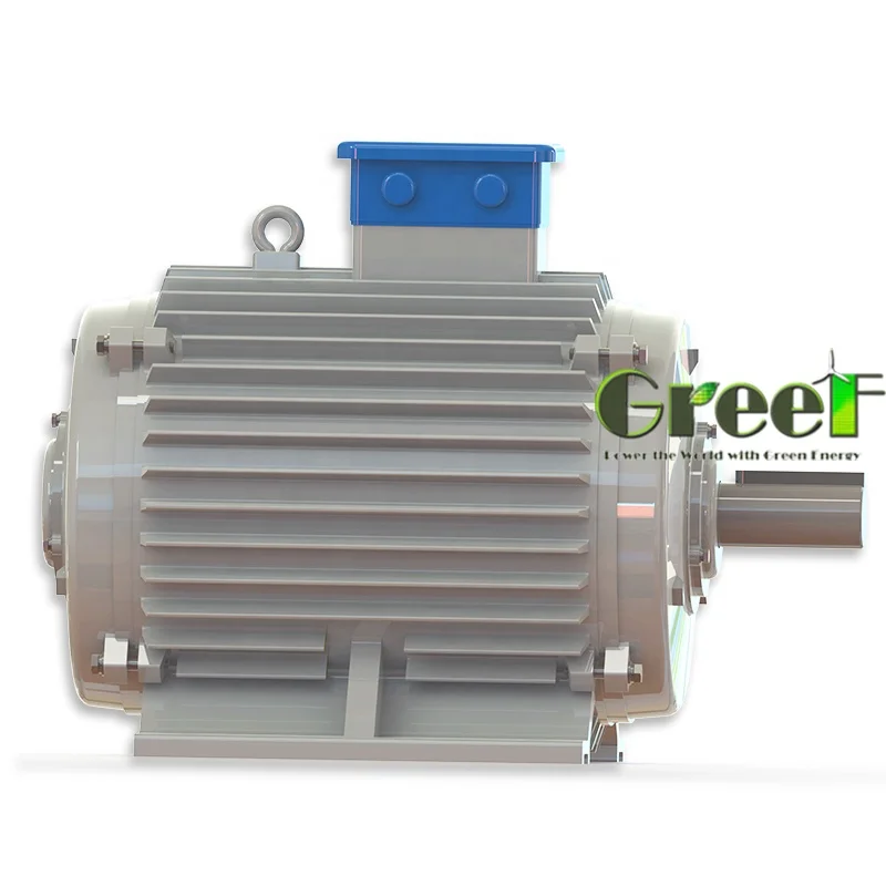 on grid 50kw 500rpm alternator 3 phase AC 50hz/60hz PMG permanent magnet synchronous permanent generator for hydro system