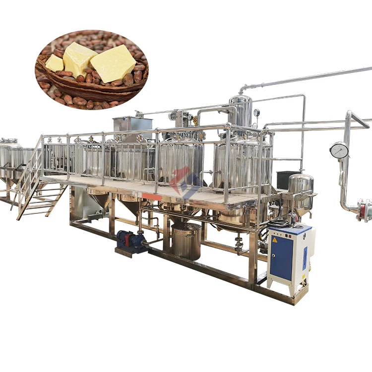 Small scale cocoa butter oil press refining machine D02 oil refinery machinery factory